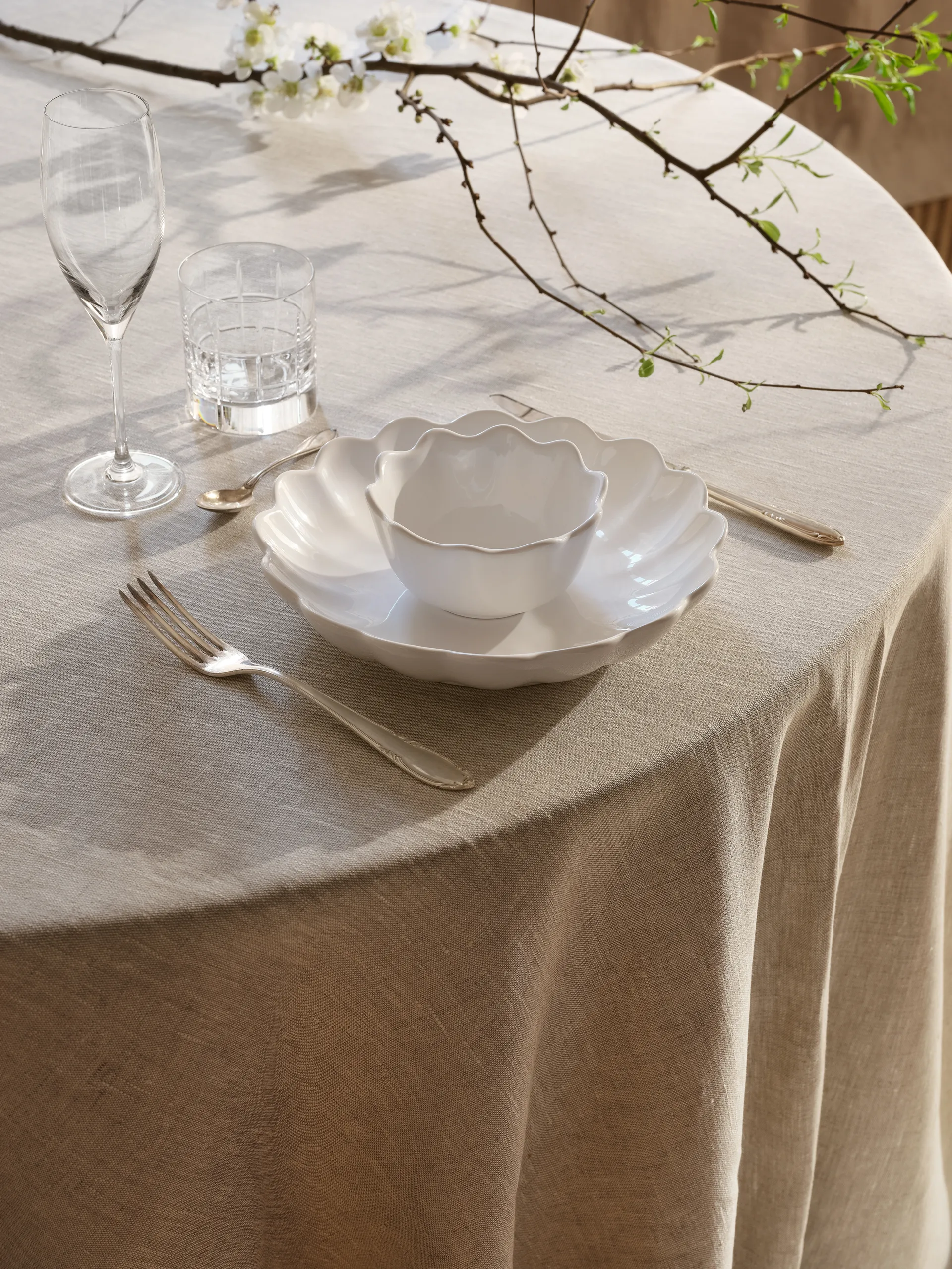 Oyster μπολ Ø13 cm, λευκό Mateus