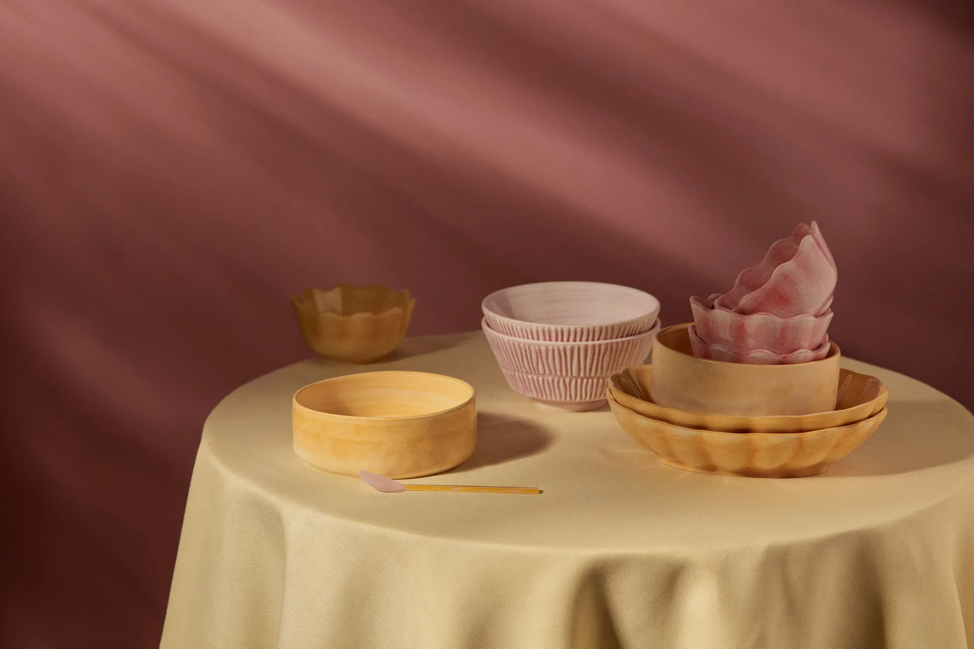 Oyster μπολ Ø13 cm, Κίτρινο Mateus