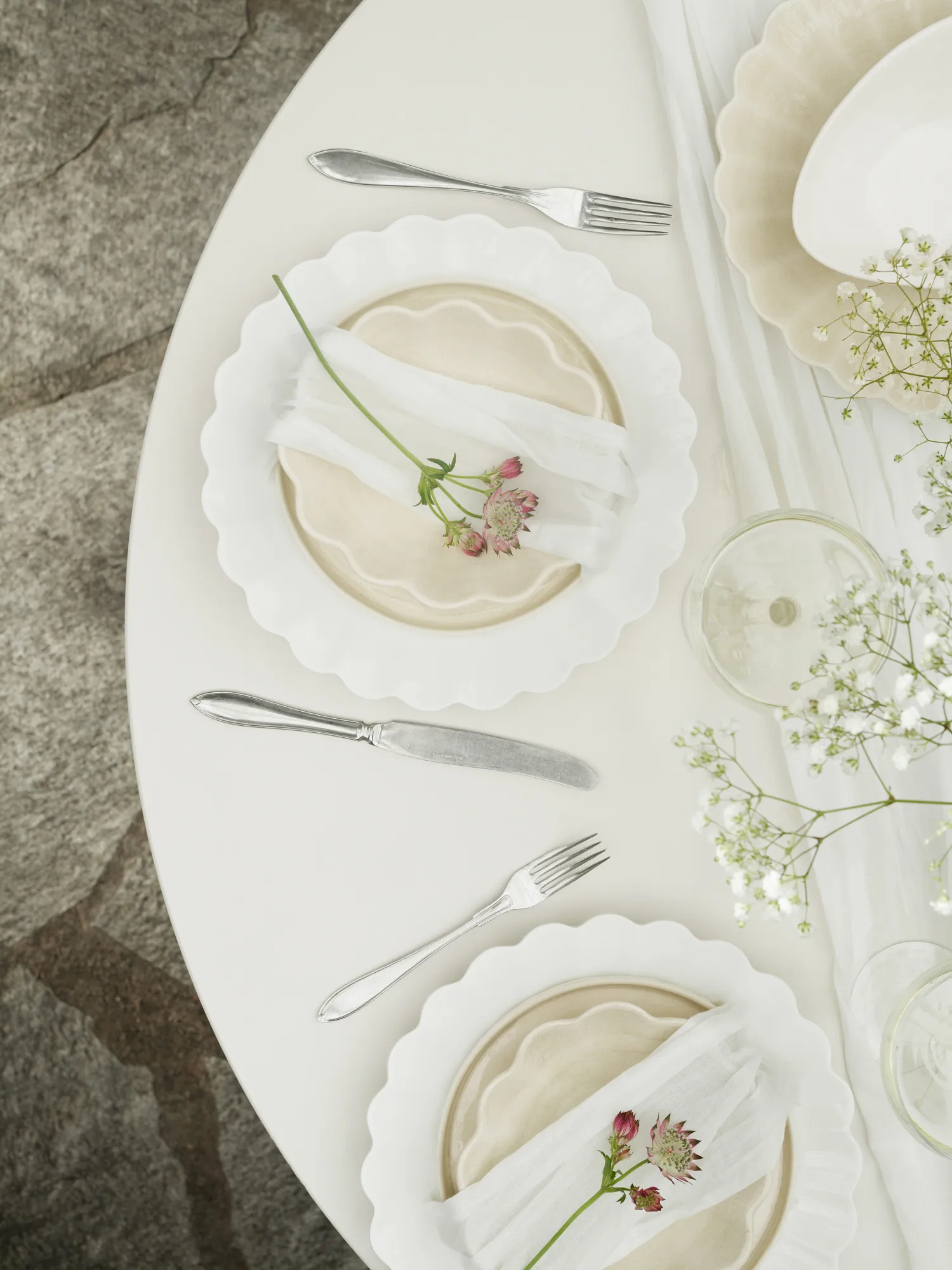 Oyster μπολ 16x18 cm, Άμμος Mateus