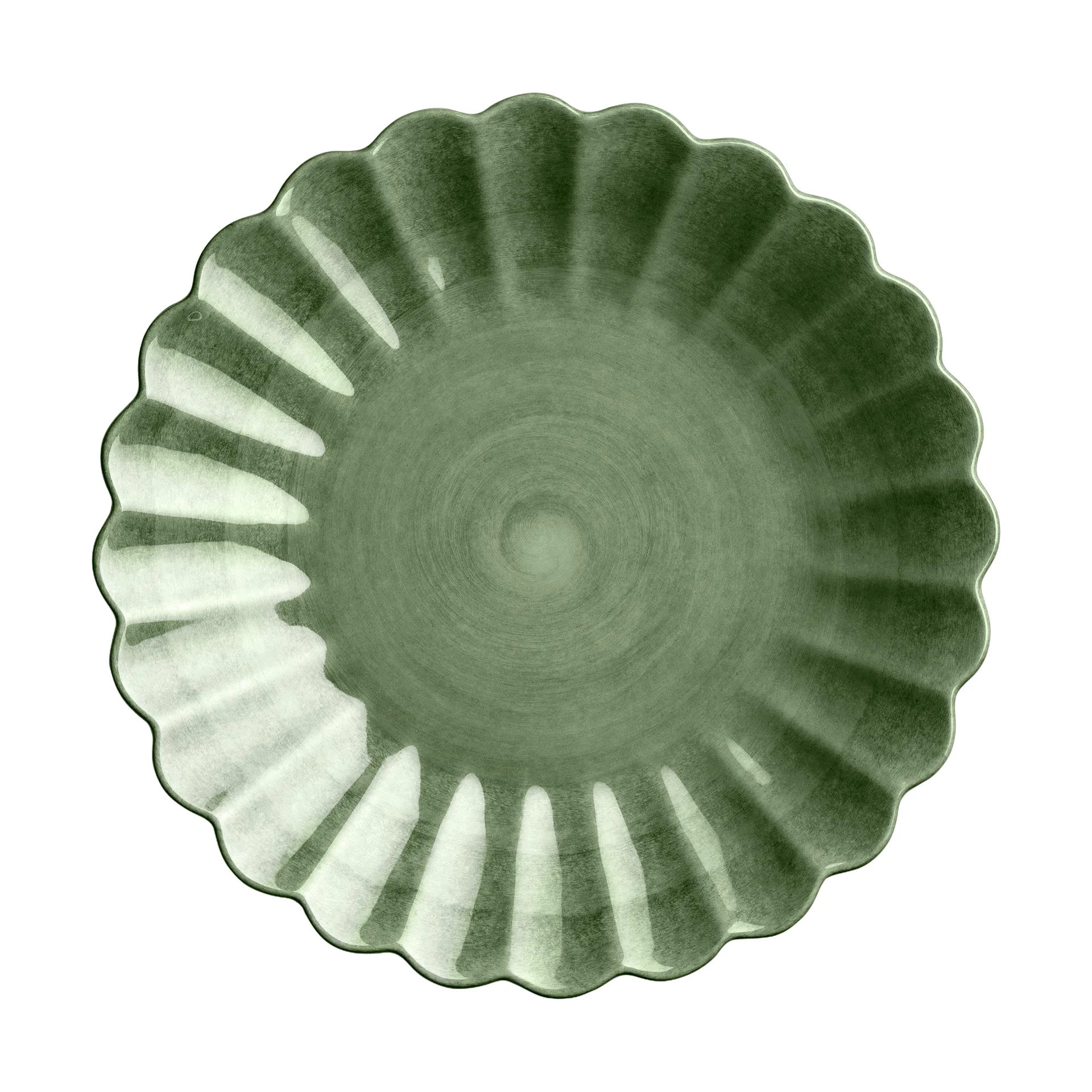 Oyster πιάτο 20 cm, Forest green Mateus