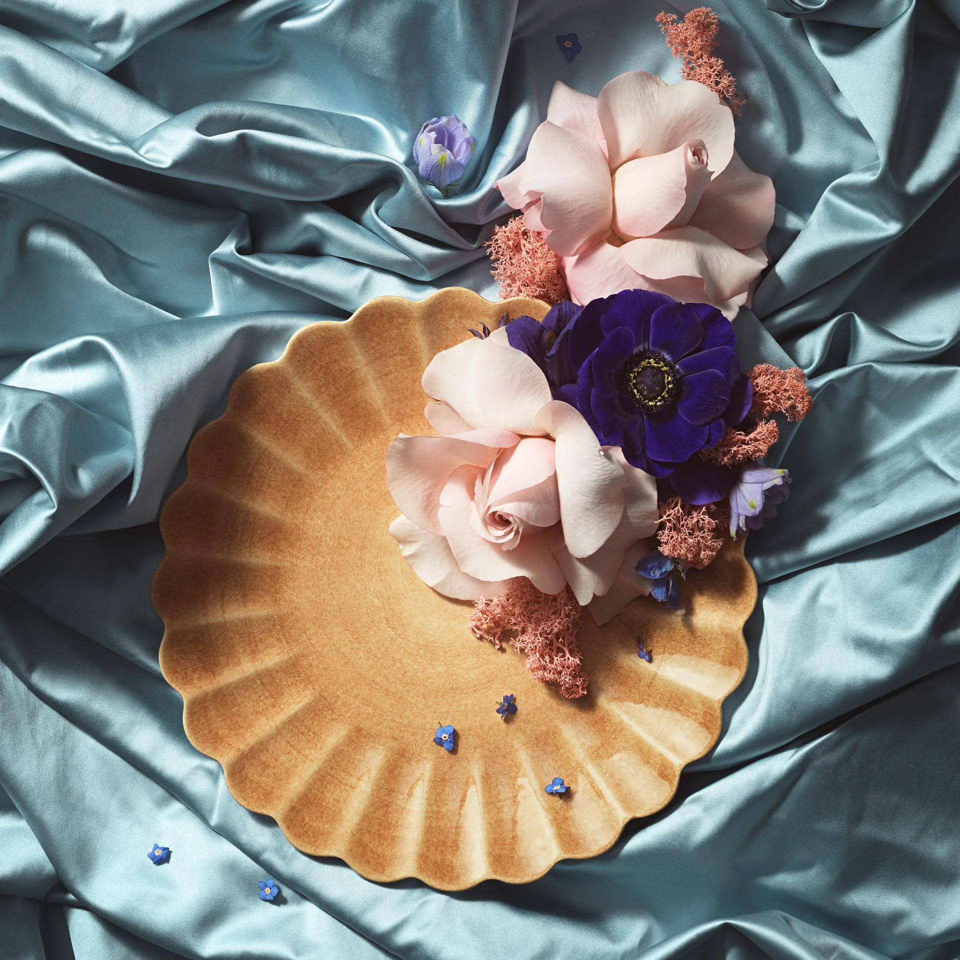 Oyster πιάτο 20 cm, κανέλα Mateus