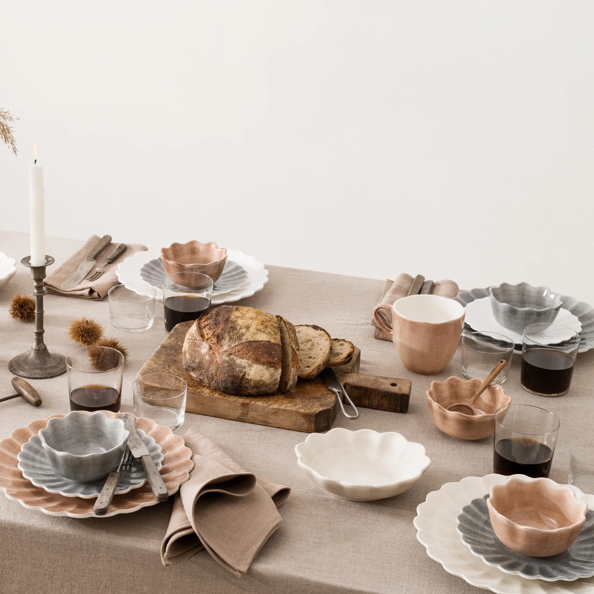 Oyster πιάτο 20 cm, γκρι Mateus