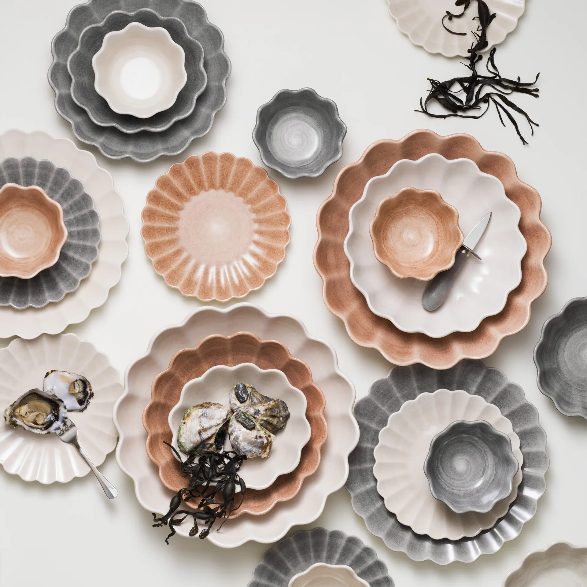 Oyster πιάτο 20 cm, άμμος Mateus