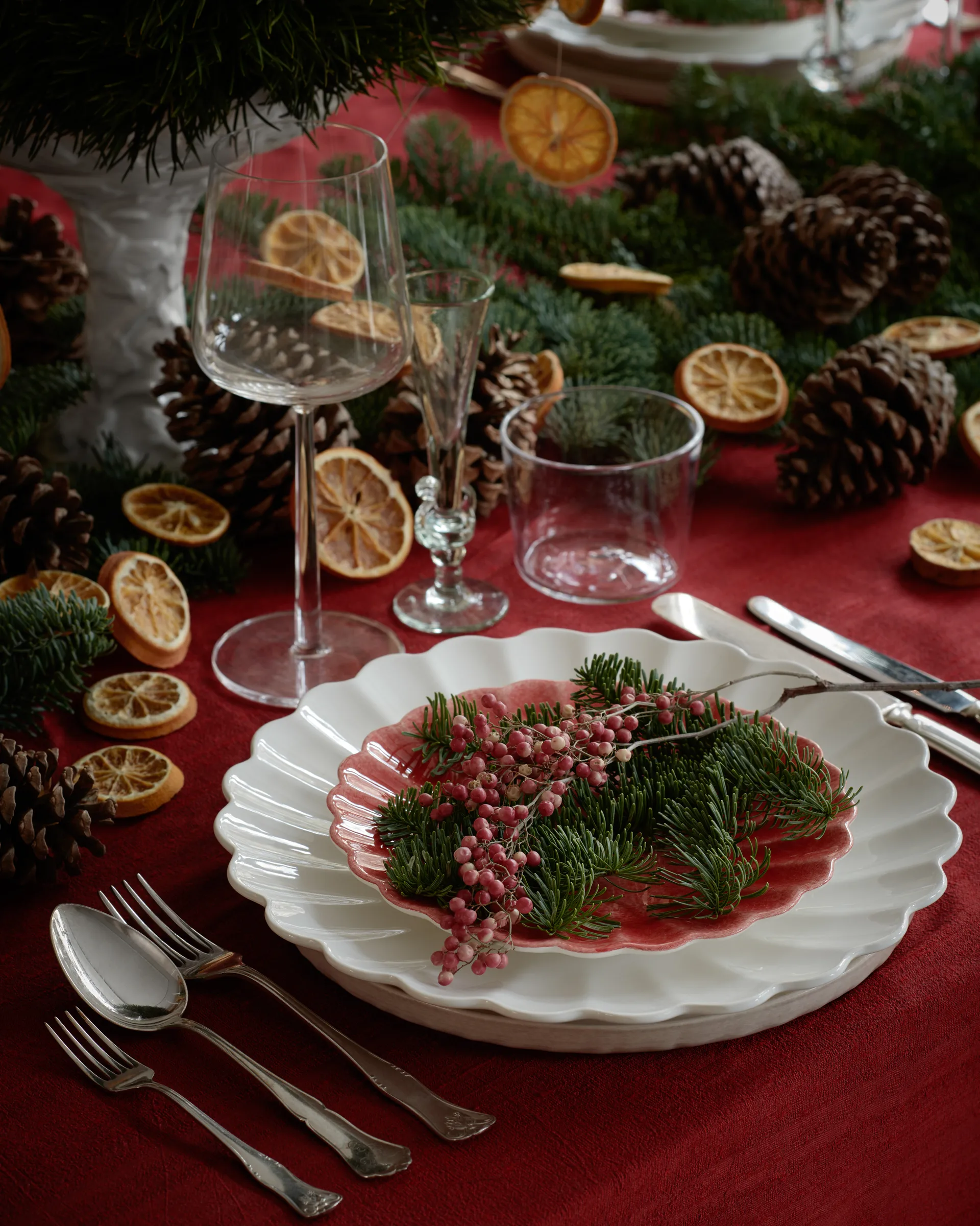 Oyster πιάτο 20 cm, Κόκκινο Mateus