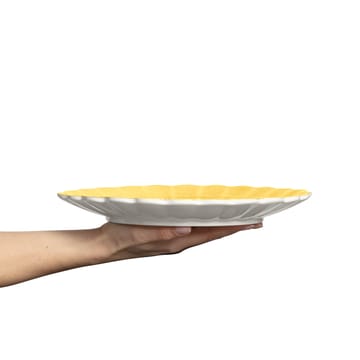 Oyster πιάτο 28 cm - Κίτρινο - Mateus