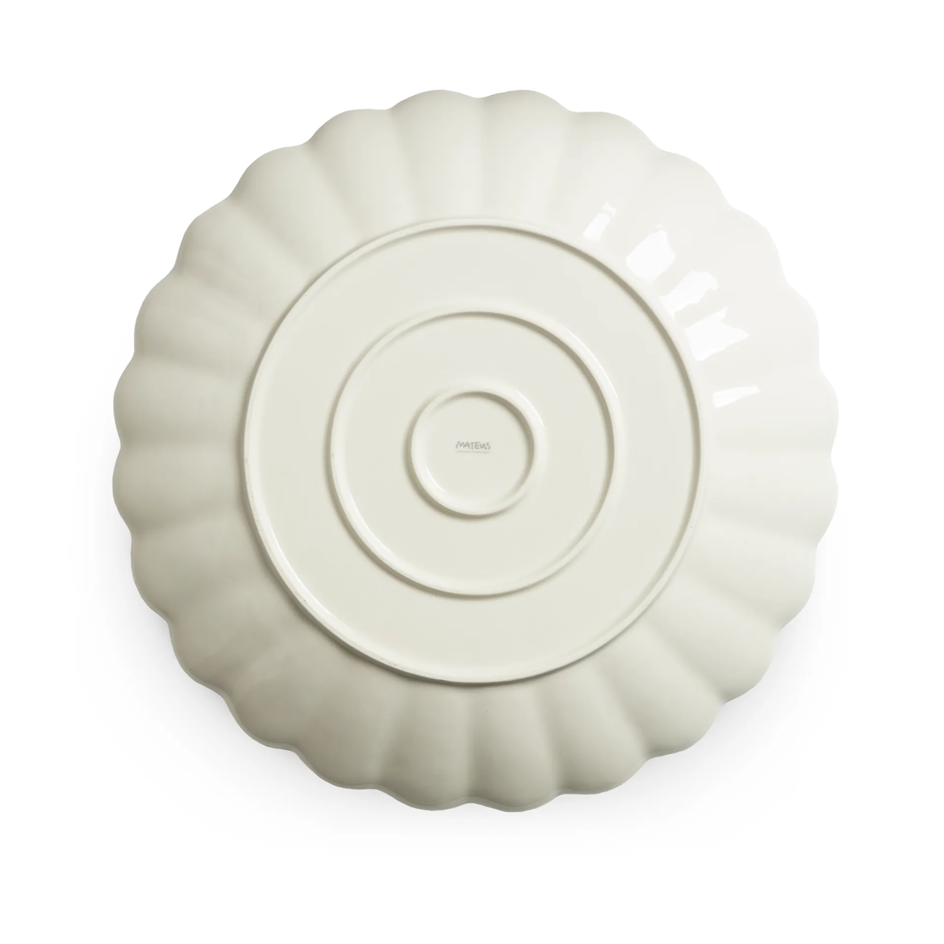 Oyster πιάτο στρογγυλό 42 cm, Forest green Mateus