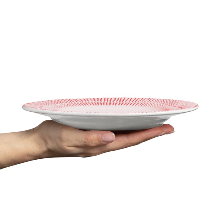 Stripes πιάτο Ø20 cm, Ανοιχτό ροζ Mateus