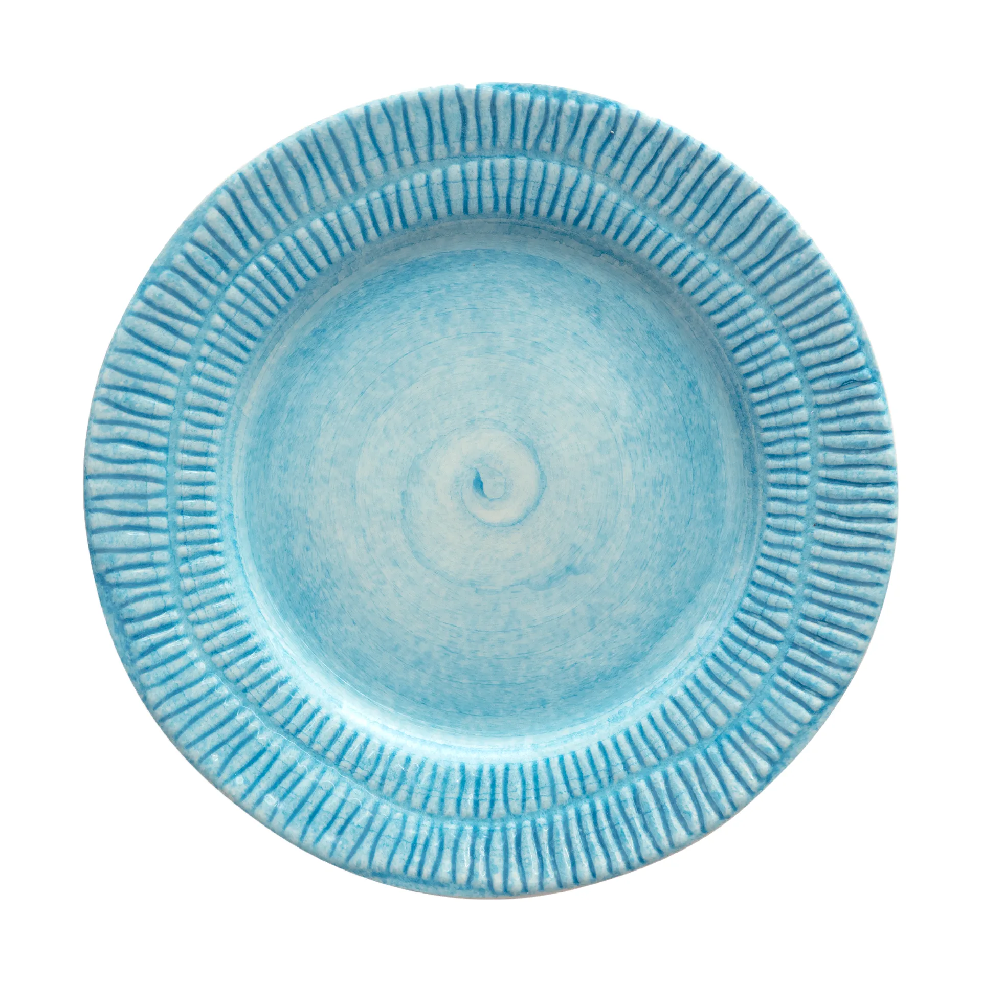 Stripes πιάτο Ø20 cm, Τουρκουάζ Mateus