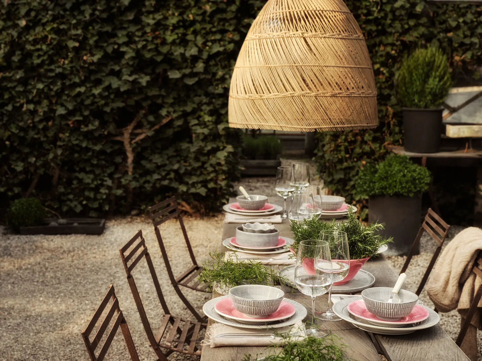 Stripes πιάτο Ø28 cm, άμμος Mateus