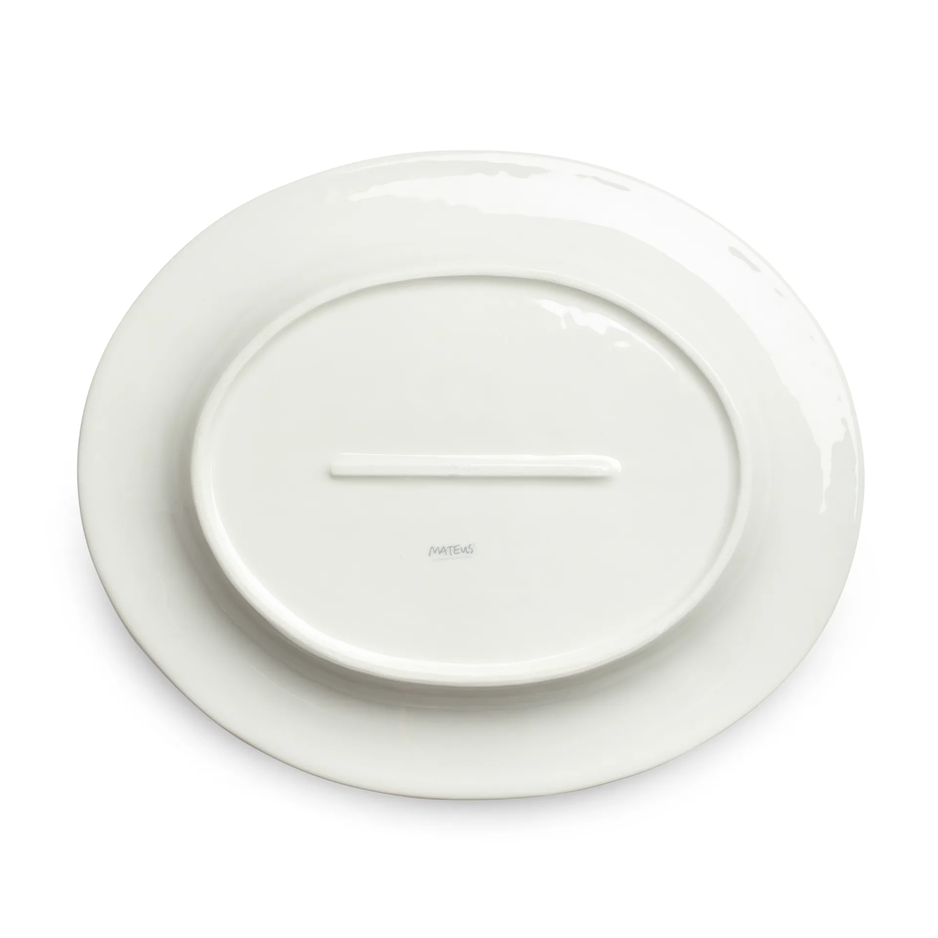 Stripes πιατέλα 30x35 cm, δαμάσκηνο Mateus