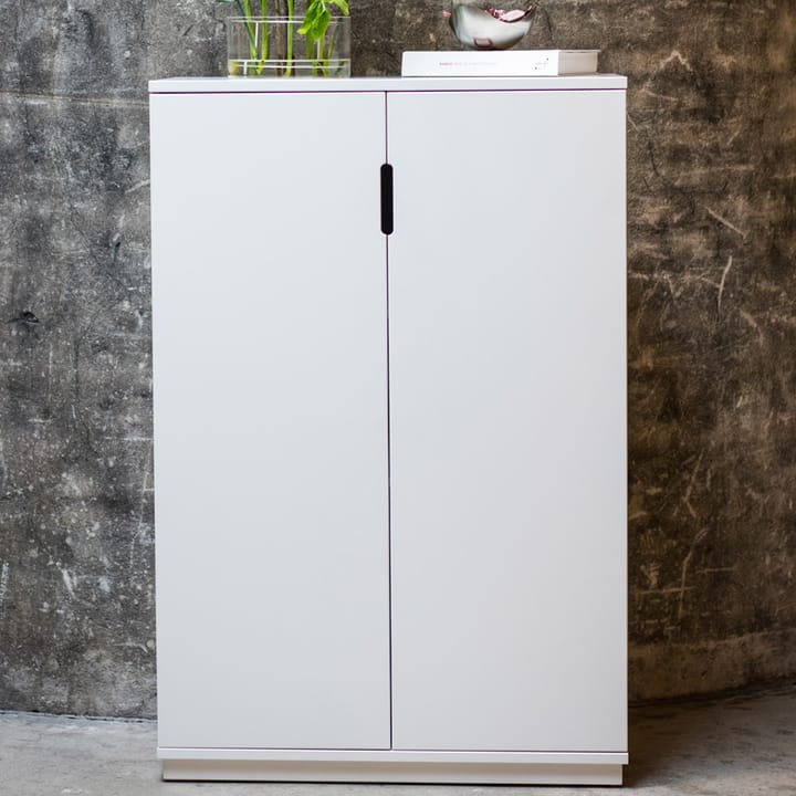 Aoko ντουλάπι 120 cm, Λευκό βερνίκι Mavis