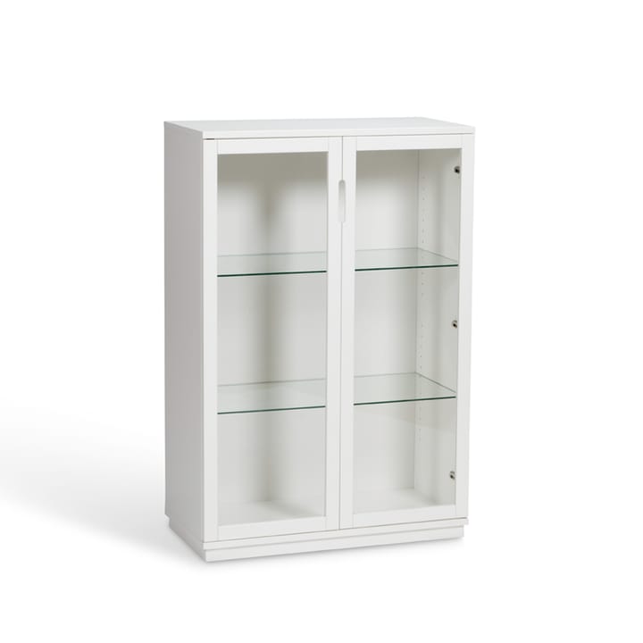 Aoko βιτρίνα 120 cm, Λευκό βερνίκι Mavis