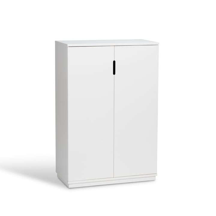 Aoko ντουλάπι 120 cm, Λευκό βερνίκι Mavis