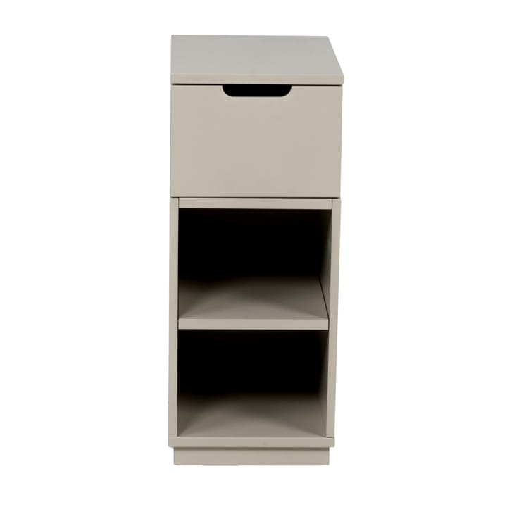 Aoko κομοδίνο 72 cm 1 συρτάρι - Μπεζ - Mavis
