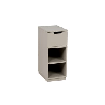Aoko κομοδίνο 72 cm 1 συρτάρι - Μπεζ - Mavis