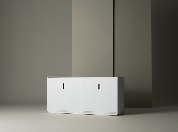 Aoko κονσόλα 77x160 cm, Λευκό βερνίκι Mavis