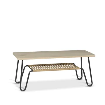 Marcel τραπεζάκι σαλονιού - Δρυς ρουστίκ σαπωνοποιημένη, 120x50 - Mavis