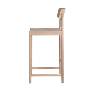 Rod σκαμπό μπαρ 65 cm - Δρυς λευκή με κερί - Mavis