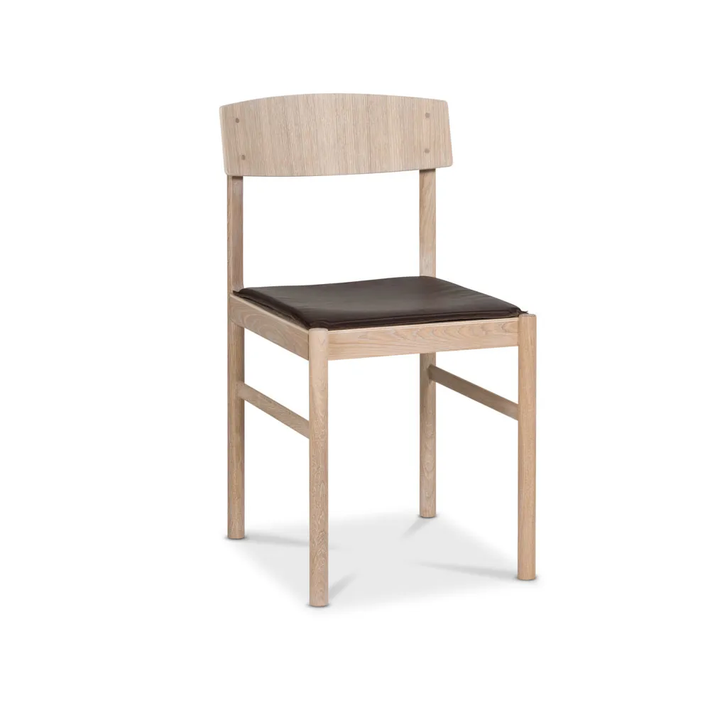 Rod μαξιλάρι καρέκλας, Δέρμα μόκα Mavis