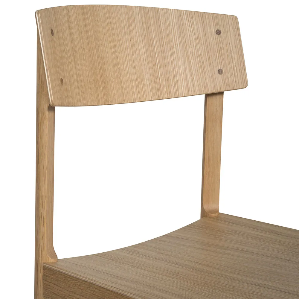 Rod καρέκλα, Δρυς λευκή ματ λάκα Mavis