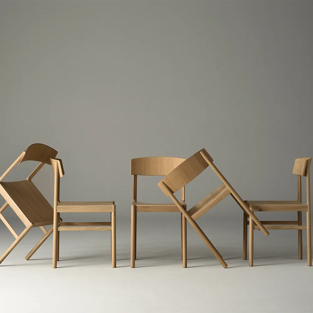 Rod καρέκλα, Δρυς λευκή ματ λάκα Mavis