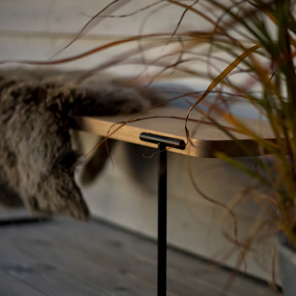 Update τραπεζάκι σαλονιού, Δρυς ανοιχτή με διάφανη λάκα, 140 εκ. Mavis