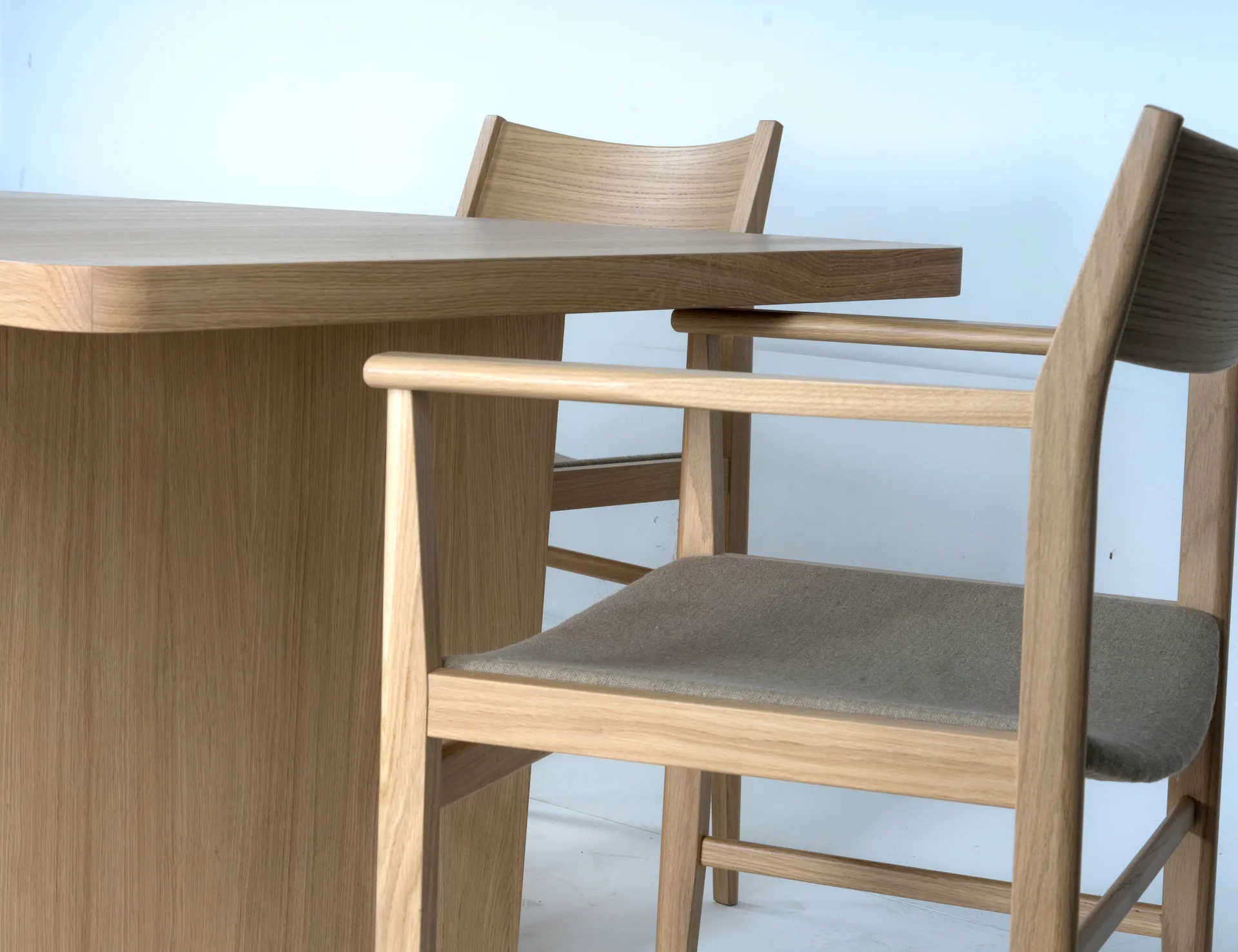 Vaud τραπεζαρία, Δρυς λευκή, 2 προεκτάσεις Mavis