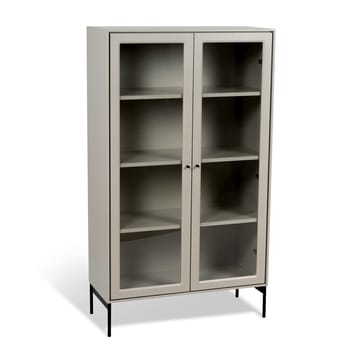 Volt βιτρίνα 130 cm beige - Λεπτομέρειες σε μαύρο - Mavis