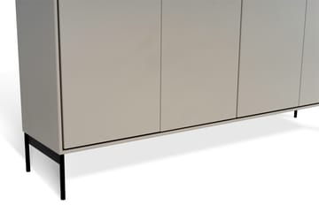 Volt μπουντουάρ 80x148 cm - Μπεζ – μαύρο - Mavis