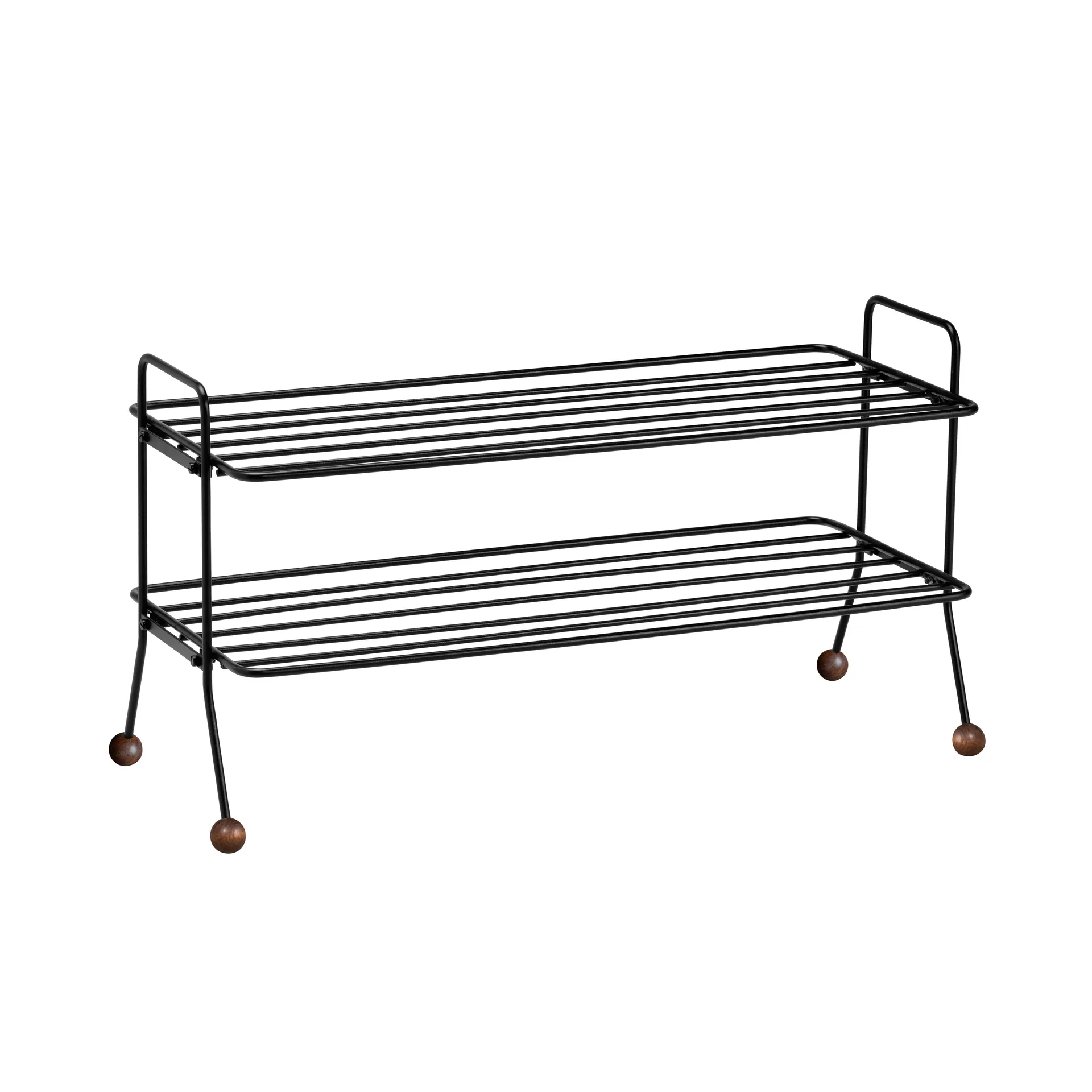 Bill ράφι παπουτσιών, μαύρο-σκούρο καφέ Maze