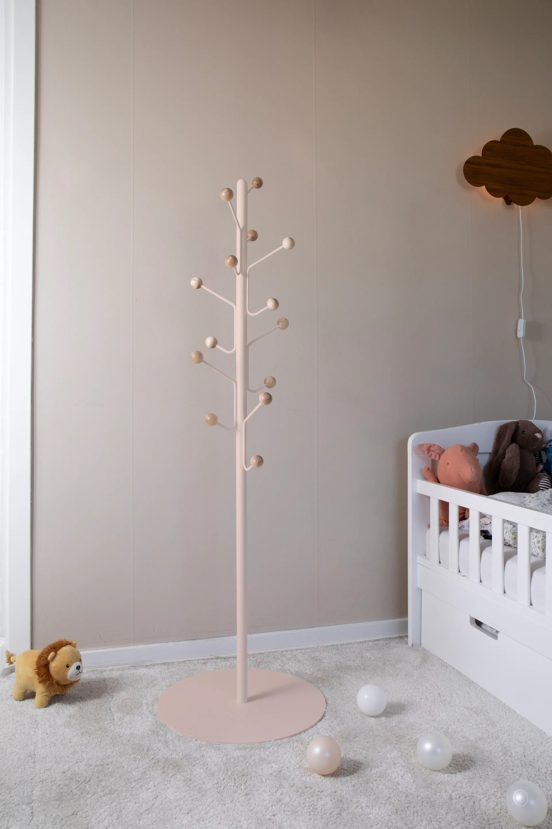 Bill Floor κρεμάστρα ρούχων junior, Pale pink Maze