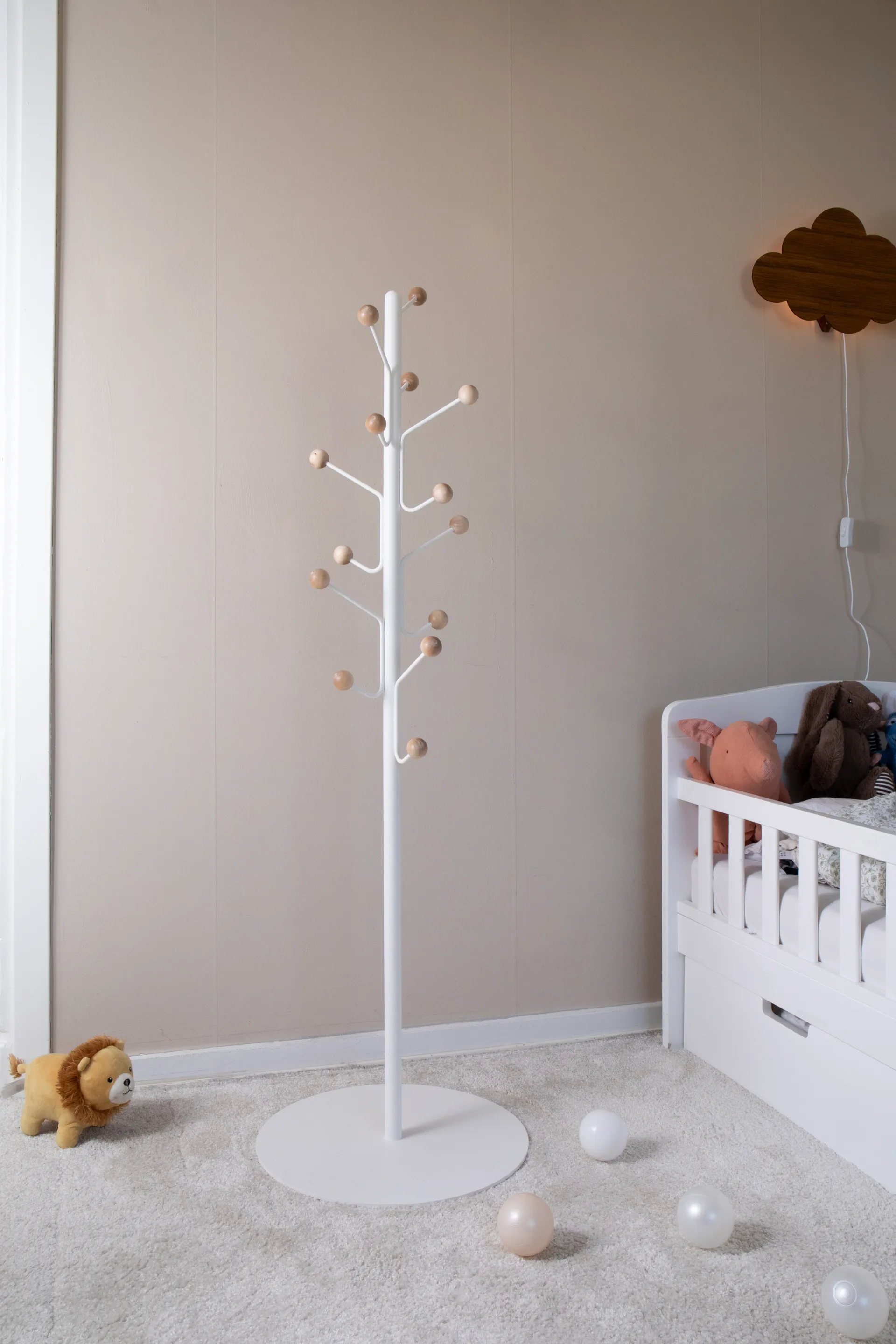 Bill Floor κρεμάστρα ρούχων junior, White Maze