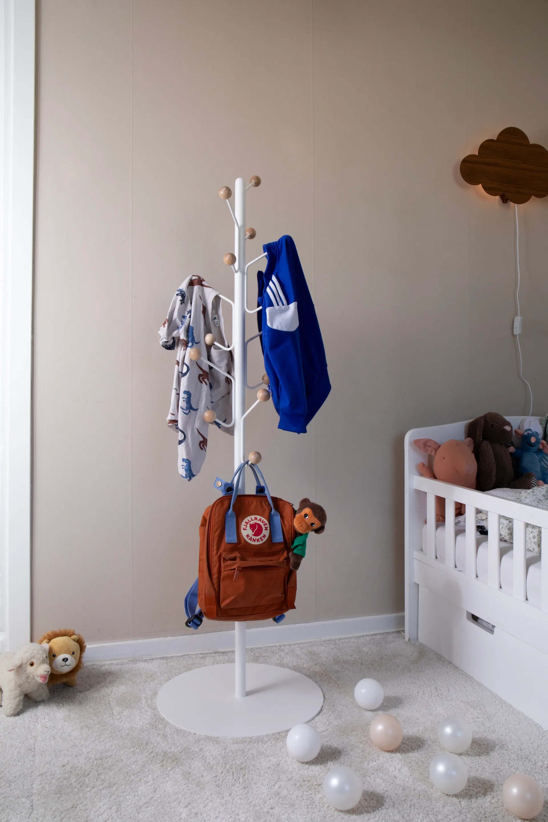 Bill Floor κρεμάστρα ρούχων junior, White Maze