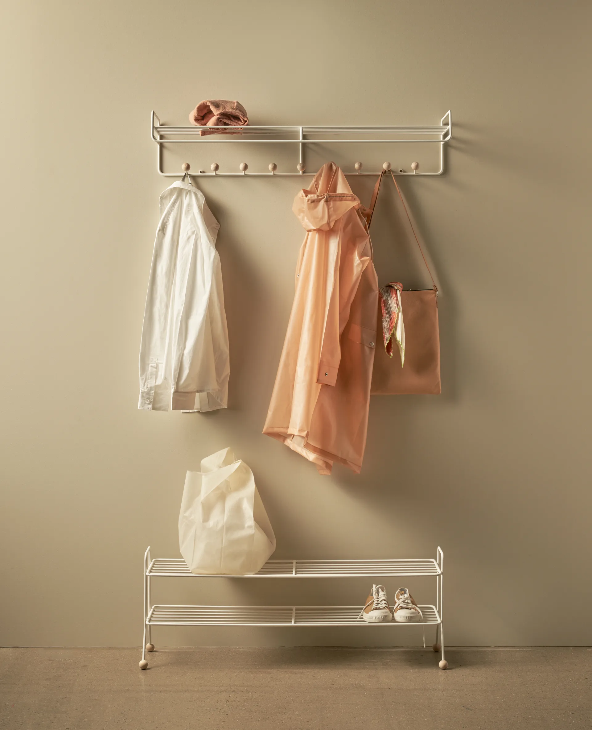 Bill Hat rack L κρεμάστρα για καπέλα, Greige Maze