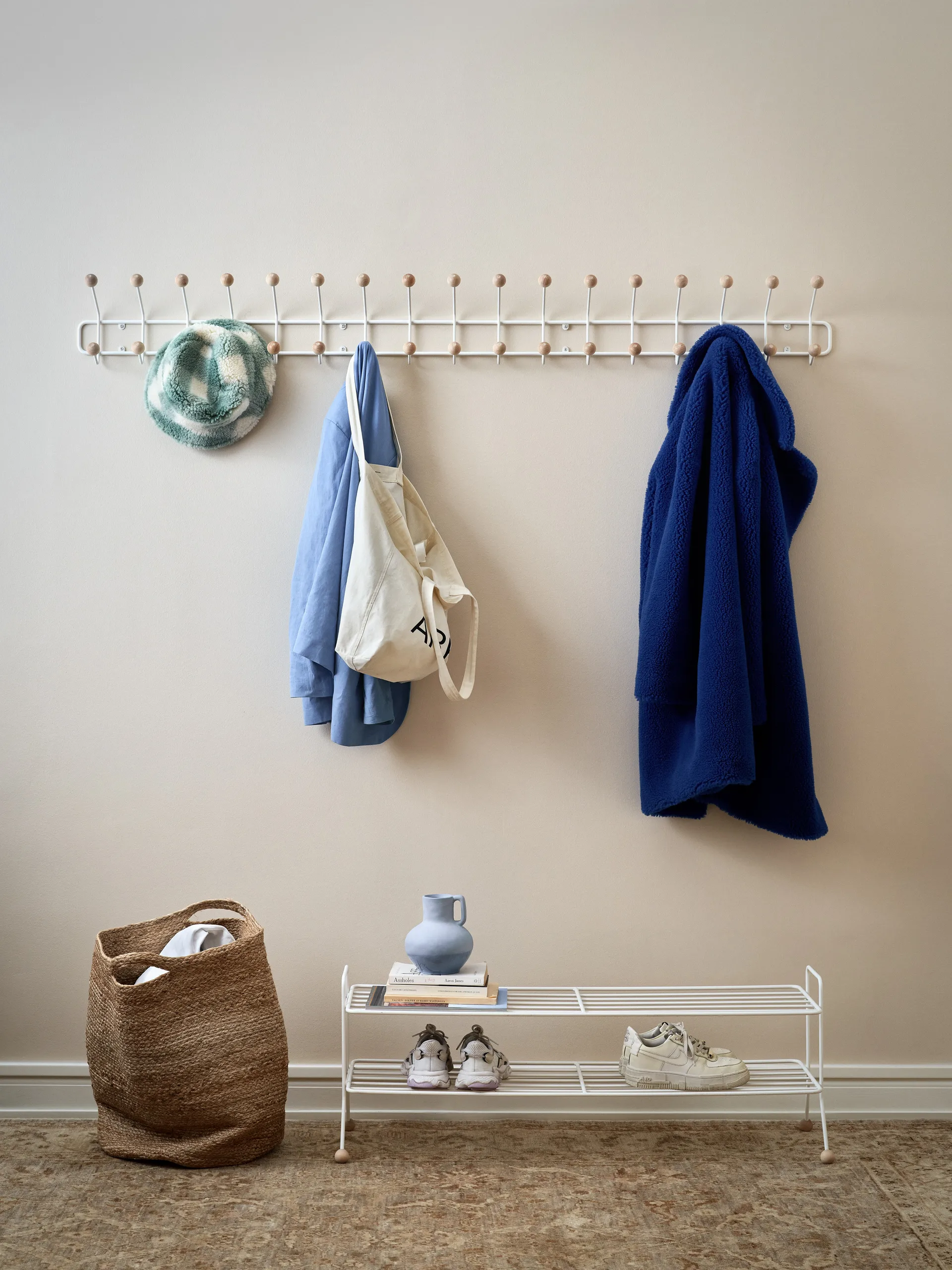 Κρέμαστρα Bill Horizontal XL, Λευκό Maze