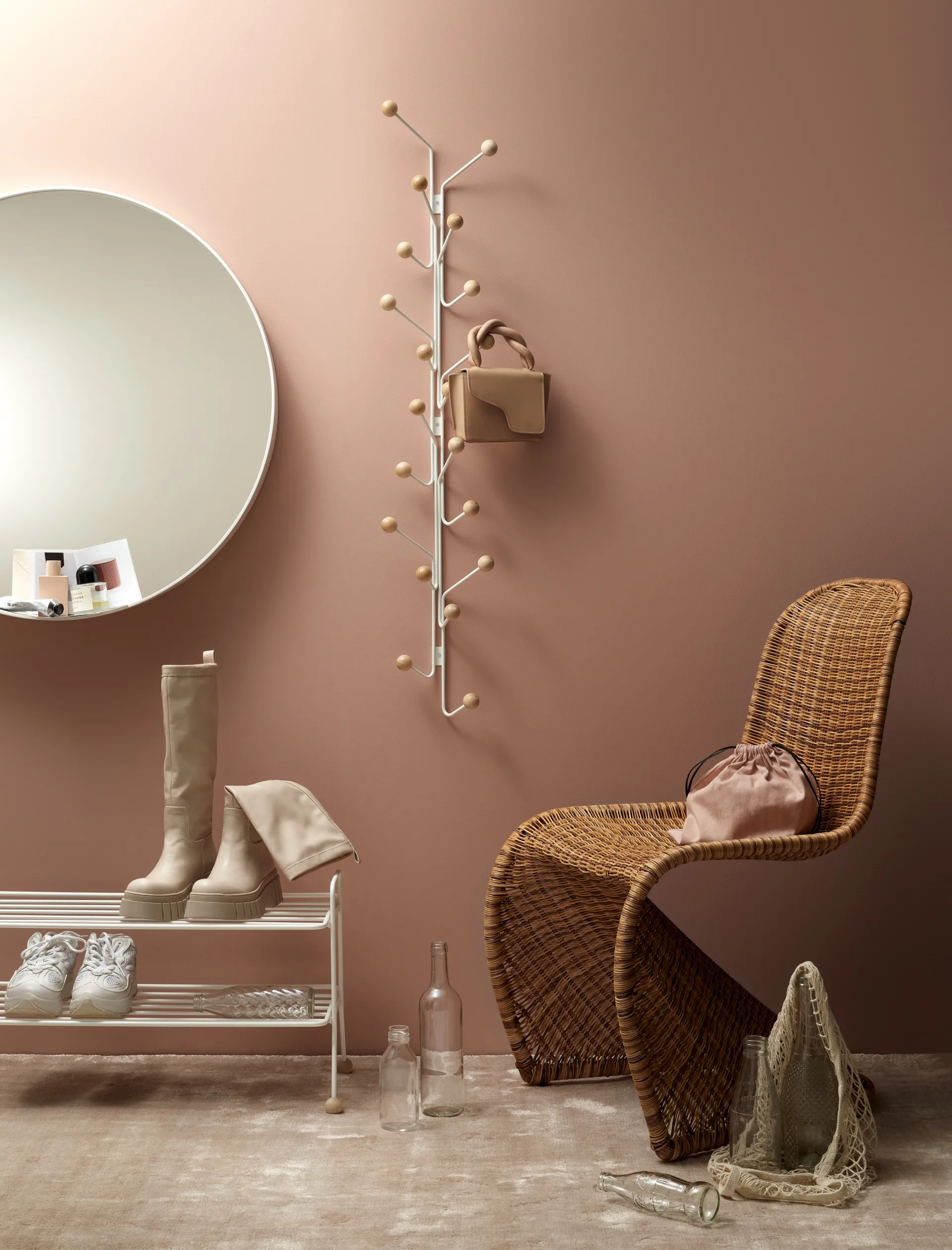 Bill Vertical κρεμάστρα, Λευκό Maze