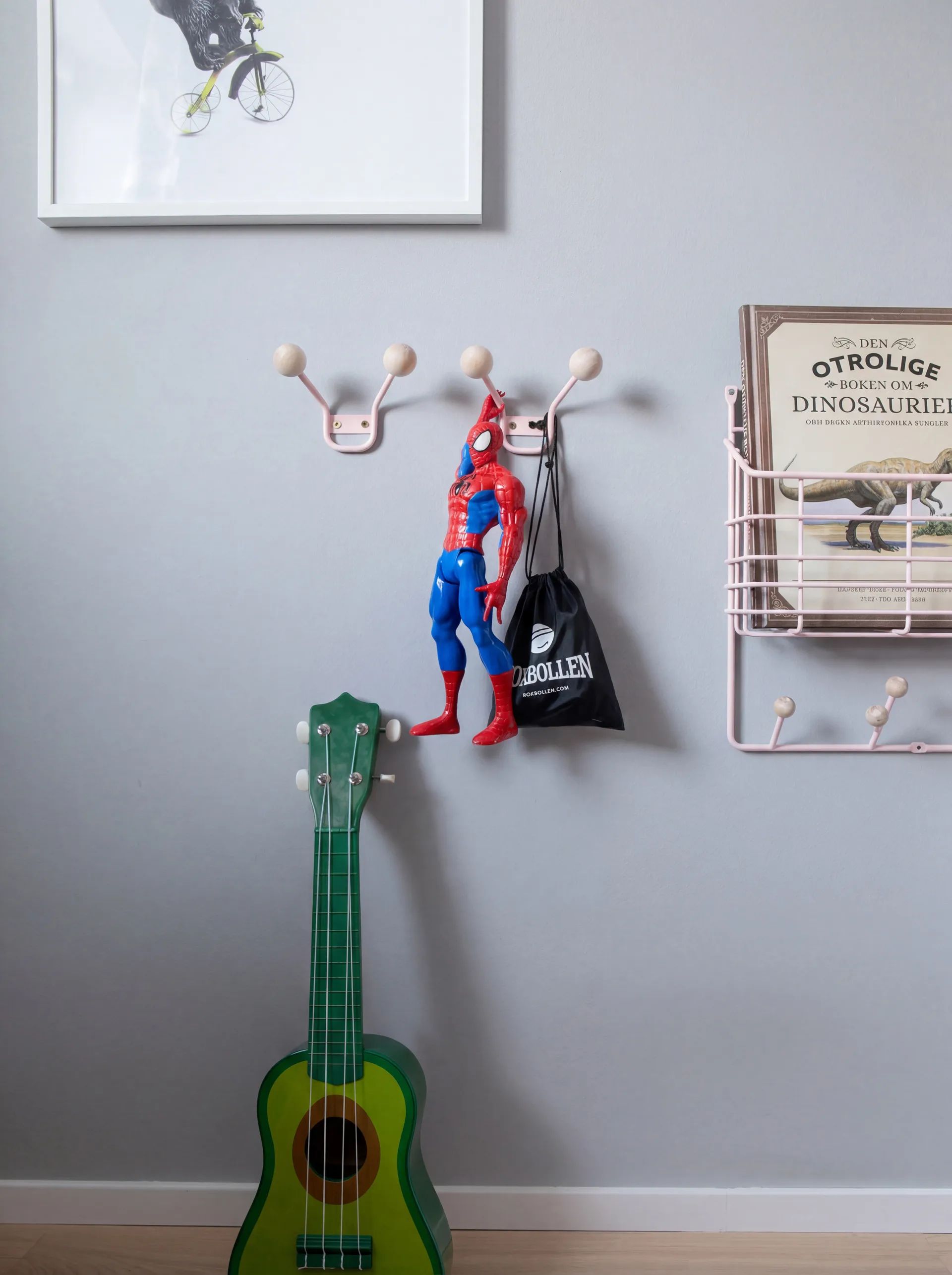 Bill XXS κρεμάστρα, Απαλό ροζ Maze