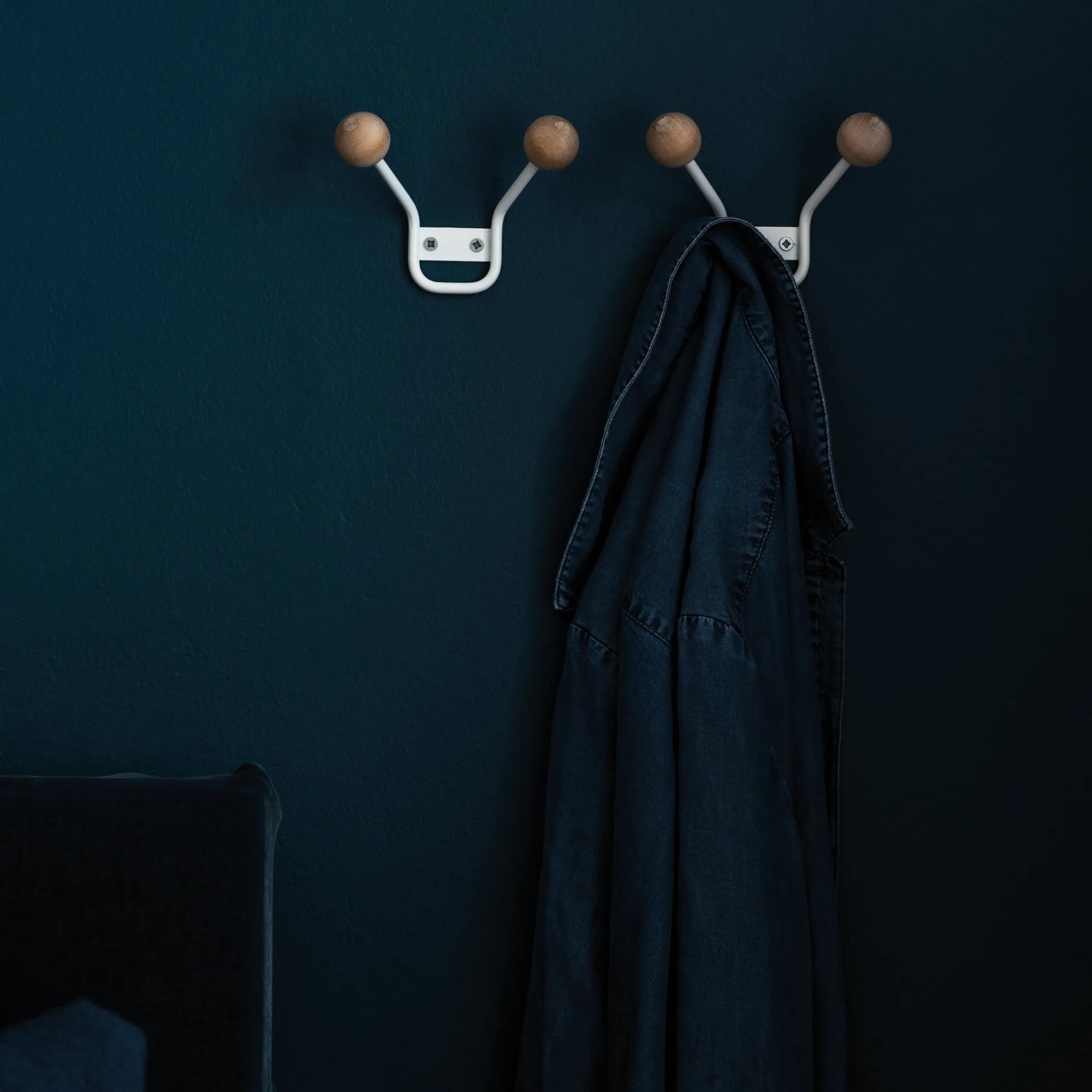 Bill XXS κρεμάστρα, λευκό Maze