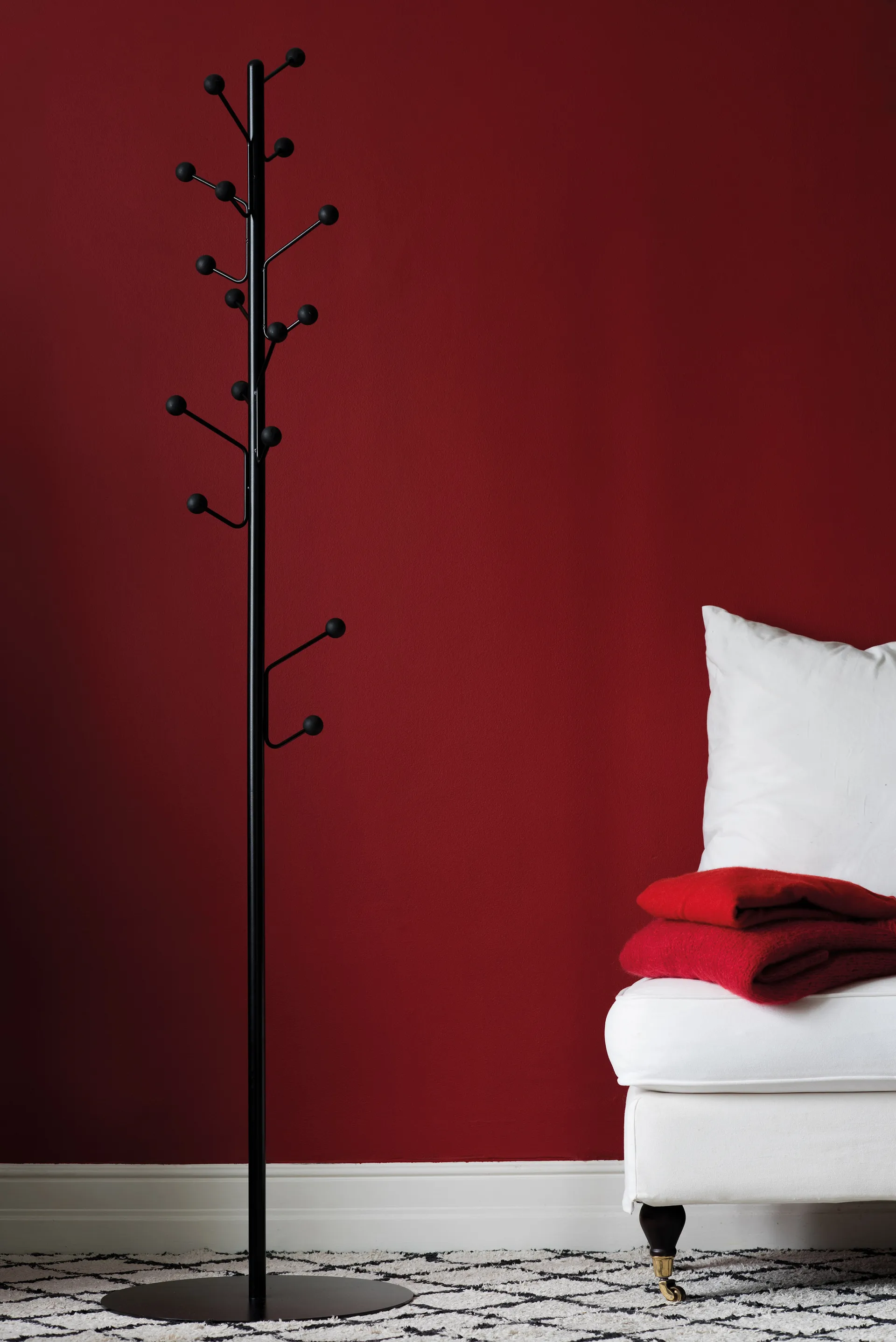 Κρεμάστρα ρούχων δαπέδου Bill, Μαύρο Maze