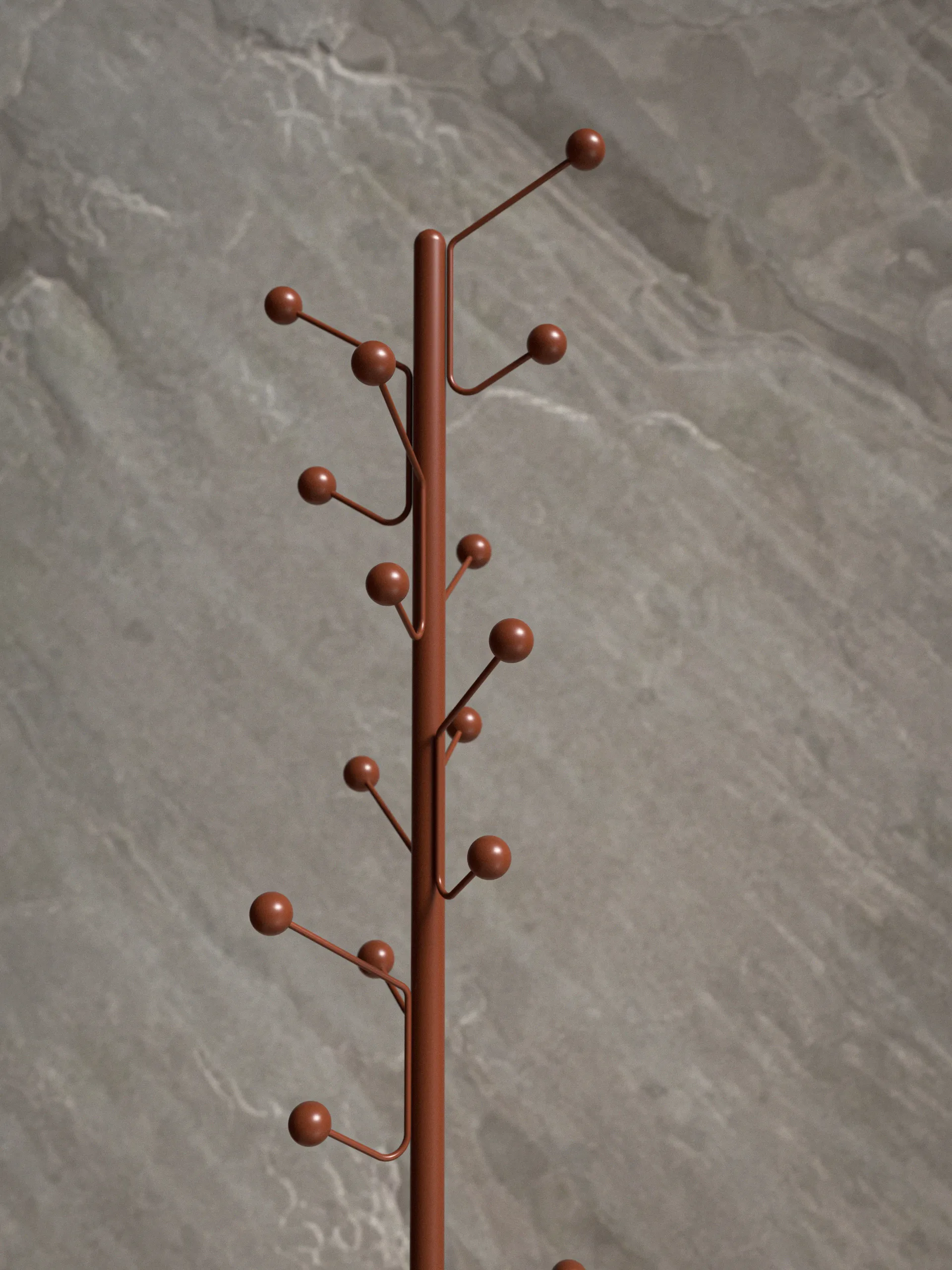 Κρεμάστρα ρούχων δαπέδου Bill, Κανέλα Maze