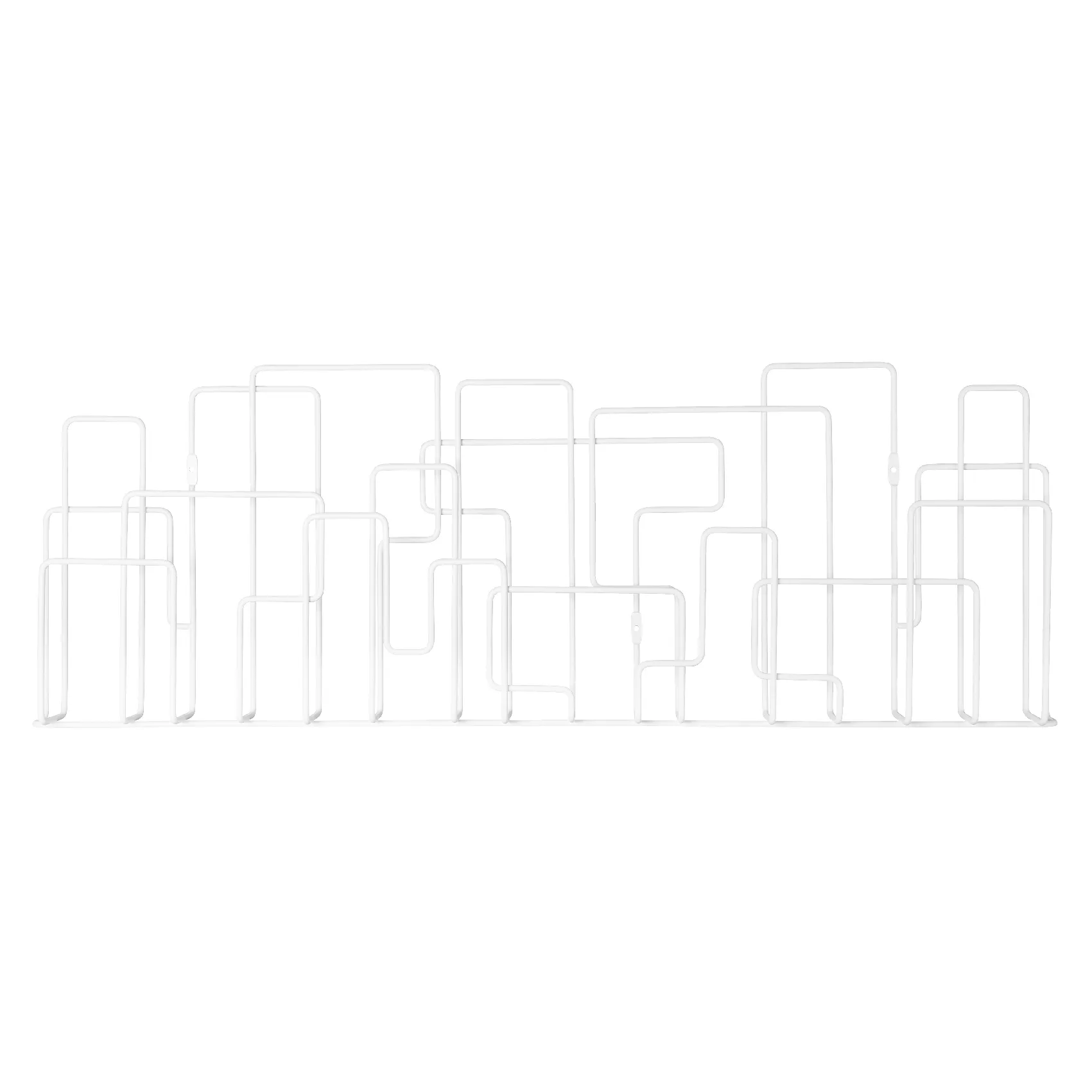 City Sunday θήκη για περιοδικά, λευκό Maze