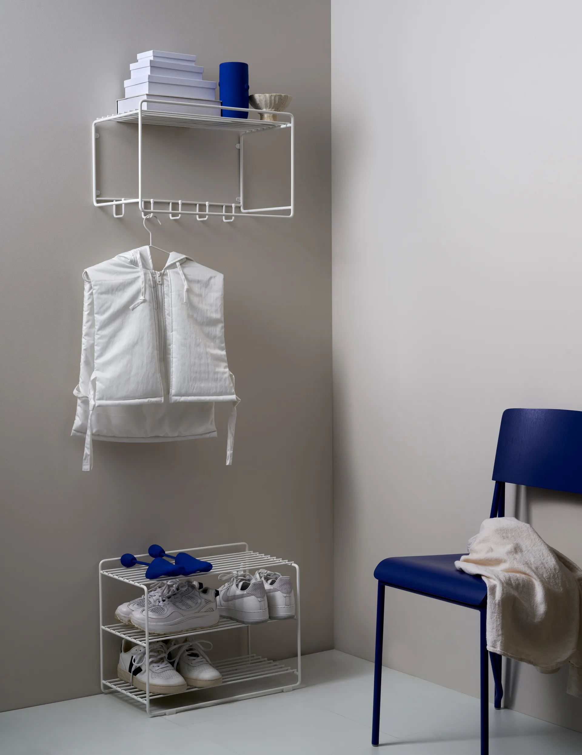 Downtown ράφι παπουτσιών, Λευκό Maze