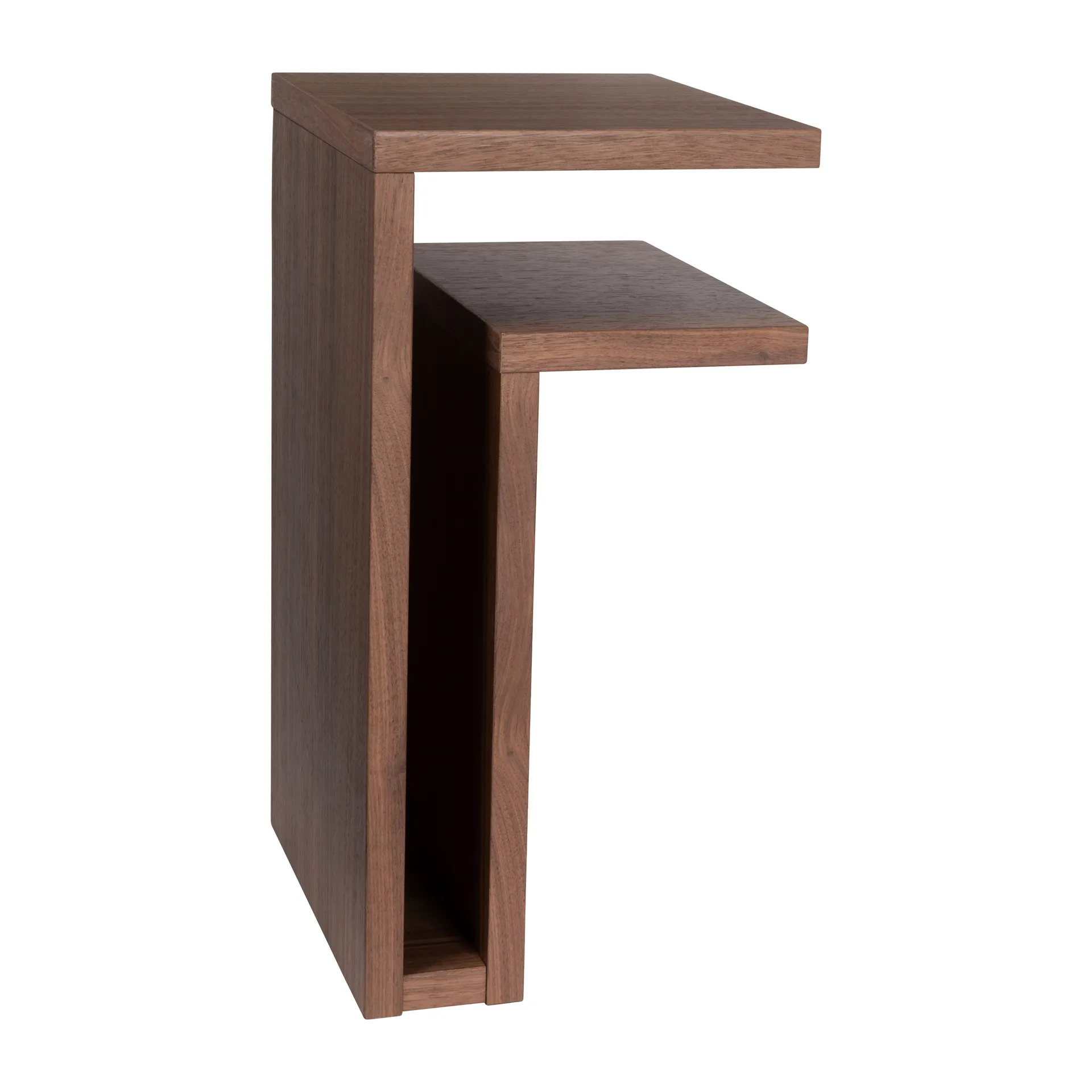 F-shelf ράφι τοίχου από καρυδιά, ράφι - δεξιό Maze