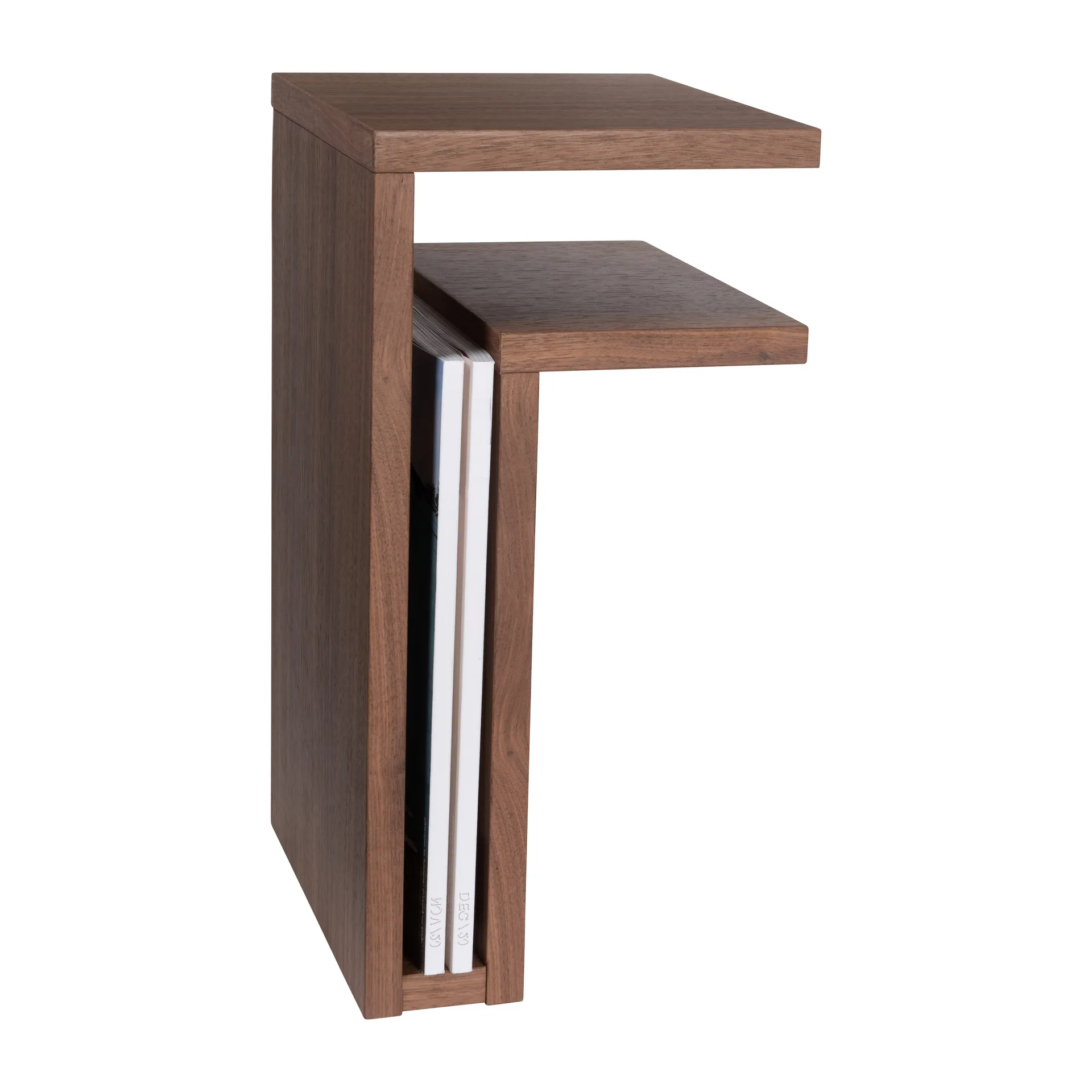F-shelf ράφι τοίχου από καρυδιά, ράφι - δεξιό Maze