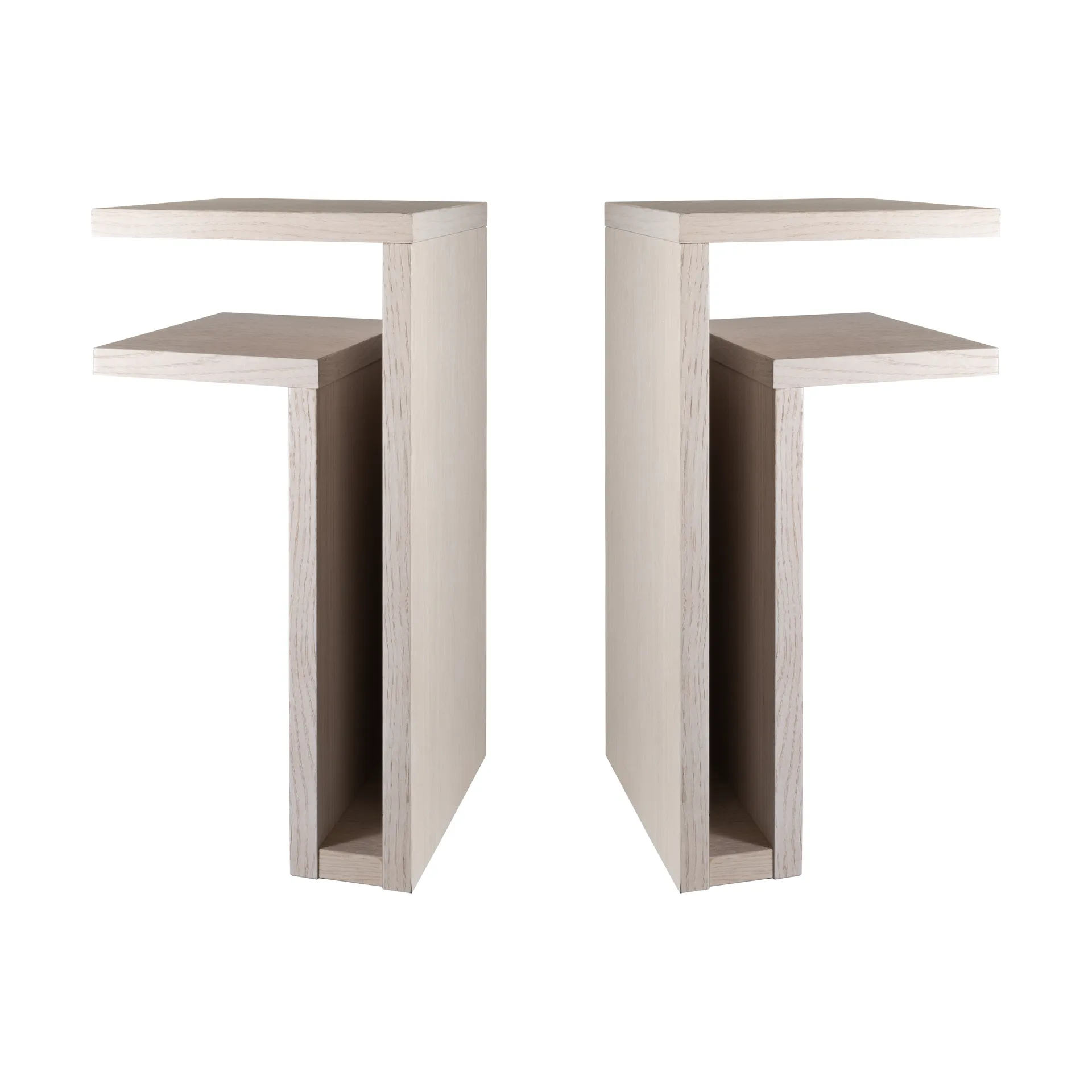 F-shelf ράφι τοίχου λευκή δρυς δεξιά + αριστερά 2 μέρη Maze