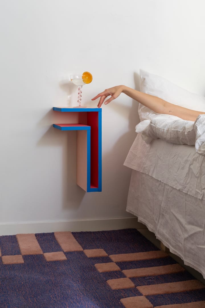 F-shelf Play DIY ράφι τοίχου, Pine, left Maze