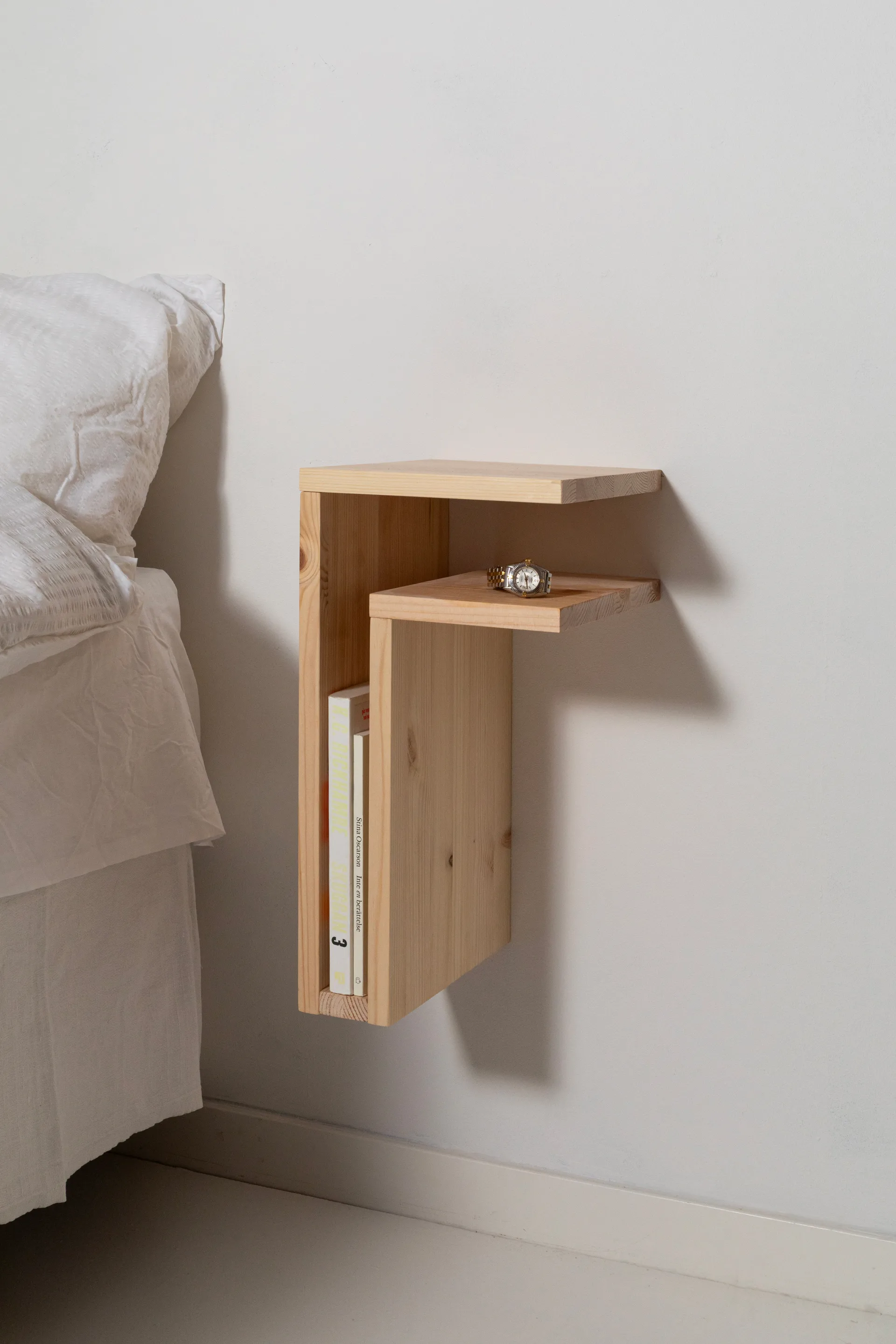 F-shelf Play DIY ράφι τοίχου, Pine, right Maze