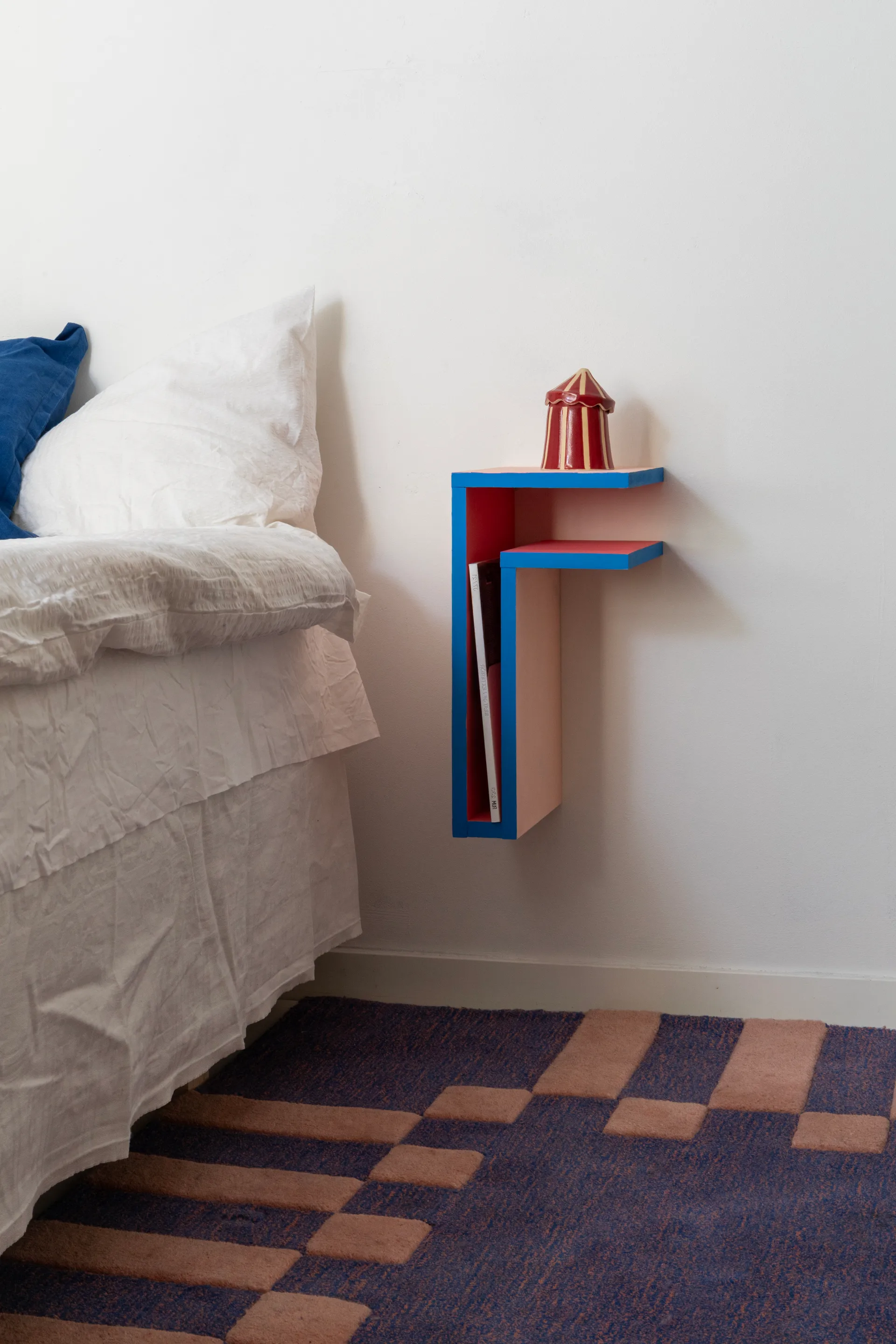 F-shelf Play DIY ράφι τοίχου, Pine, right Maze