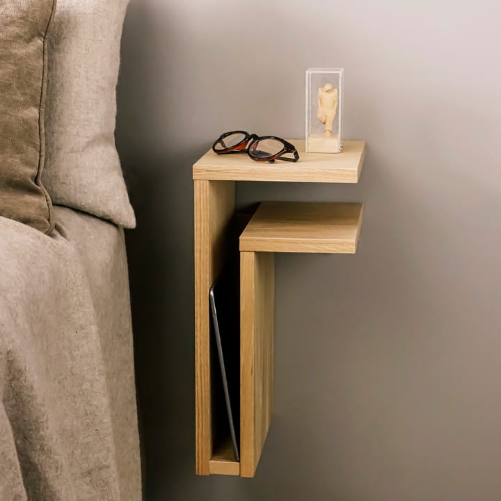 F-shelf ράφι τοίχου από δρυ, ράφι δεξιό Maze