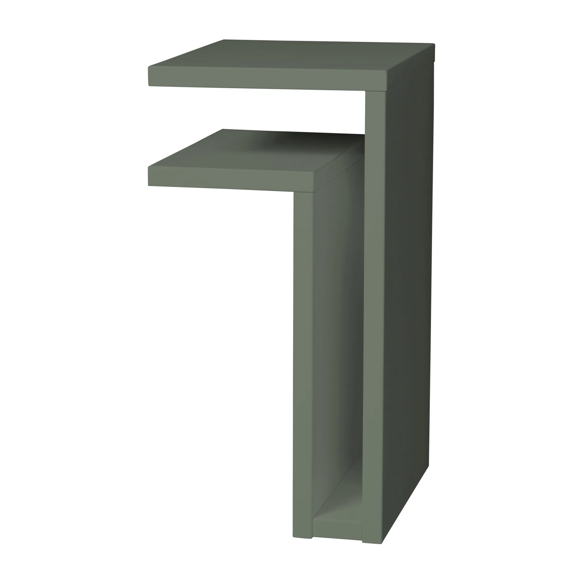 Ράφι τοίχου F-shelf πράσινο γκρι, Ράφι αριστερά Maze